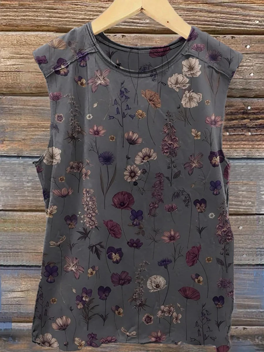 Women's Art Painting Hippie Print V-Neck T-Shirt
