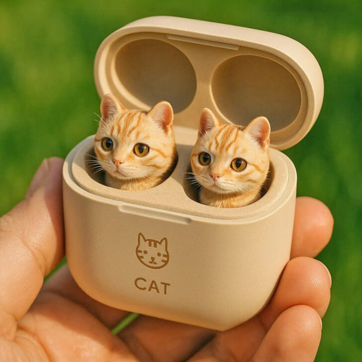 2025 These Cat Earbuds Are What Happens When Audio Meets Adorable-Suitable for all mobile phone models